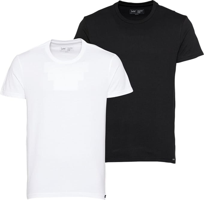 LEE TWIN PACK CREW SLIM HEREN