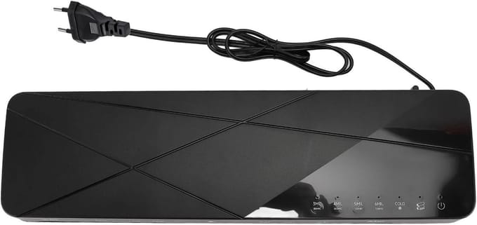 Lamineermachine A3 - Document Beschermer - Documenten Beveiligen - Snelle Voorverwarming - 355 Mm/min - Zwart