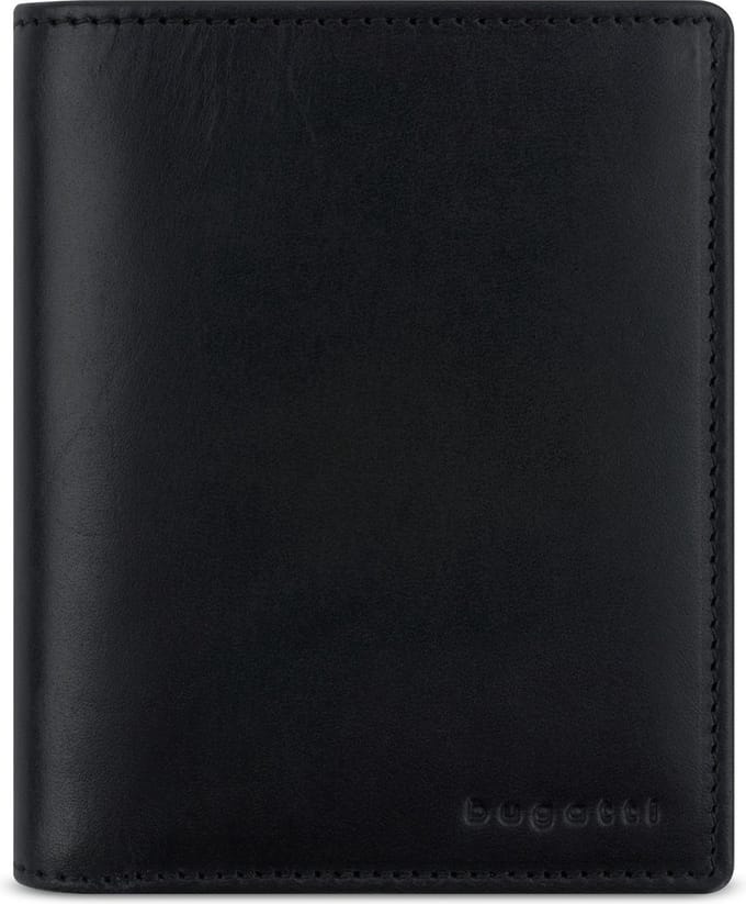 Bugatti Remo Portemonnee RFID-bescherming Leer 10 cm - Jongens - Staand formaat - schwarz