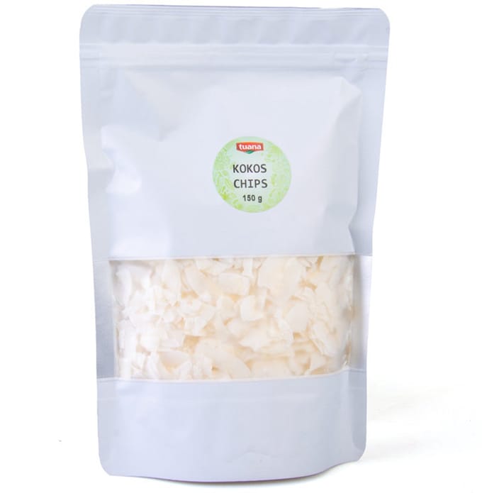 Tuana Kruiden - Kokos Chips 150g - 150g Zakje - ZAK-KOKOS-CHIPS