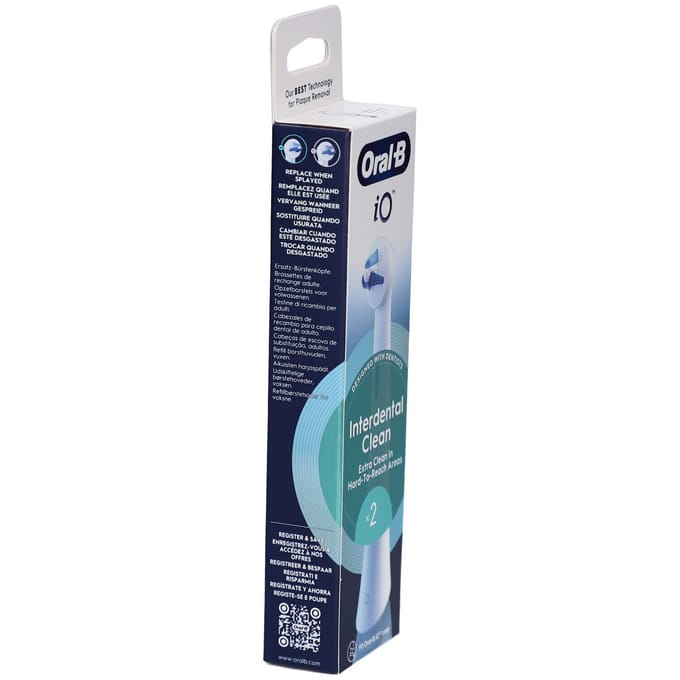 Oral-B iO Interdental Clean Brossettes de Rechange x 2