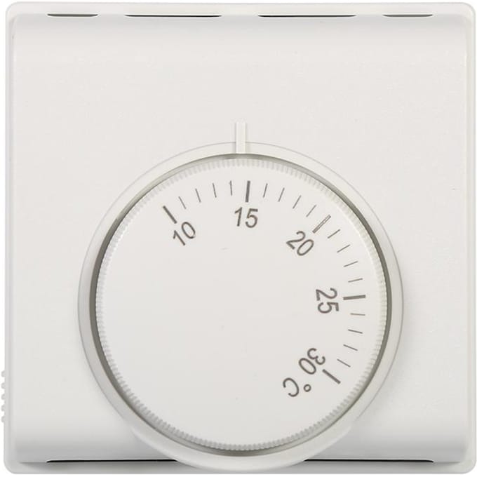 220V kamer mechanische temperatuurregelaar thermostaat schakelaar voor centrale airconditioning nieuw white
