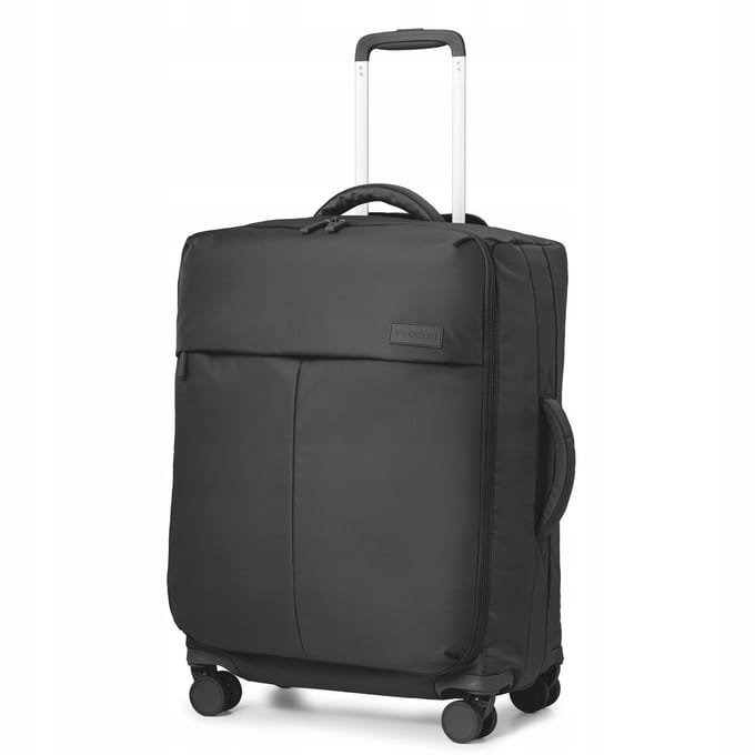 Puccini Barbados Medium Nylon Koffer Zwart - 49L