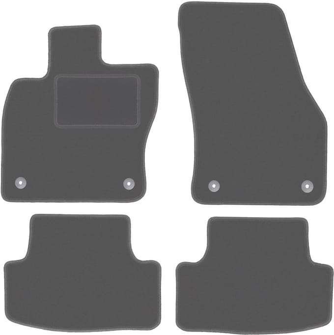 Grafiet automatten voor: Seat Ateca crossover (2016-)