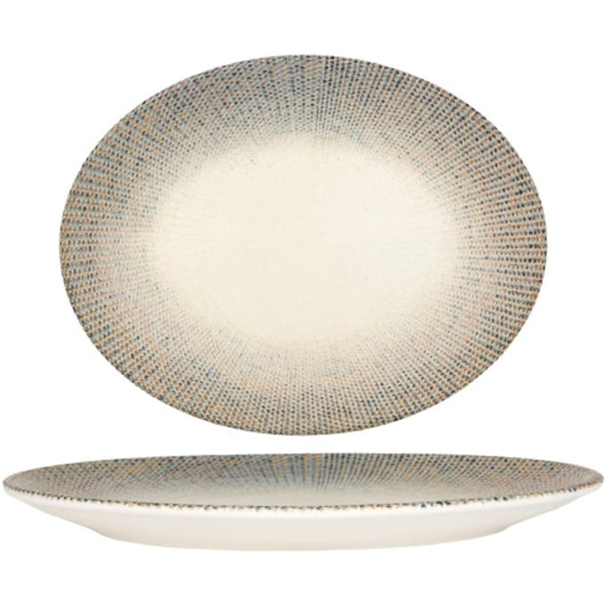 Bonna Serveerschaal - Sway - Porselein - 25x19 cm - set van 2