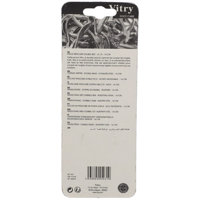 Vitry Classic Nageltang Dubbele Bek 14cm 1051 1 Tang