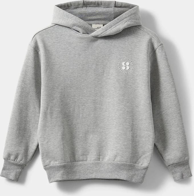 Sofie Schnoor Girls Oversized Hoodie Grey Melange - Maat 152