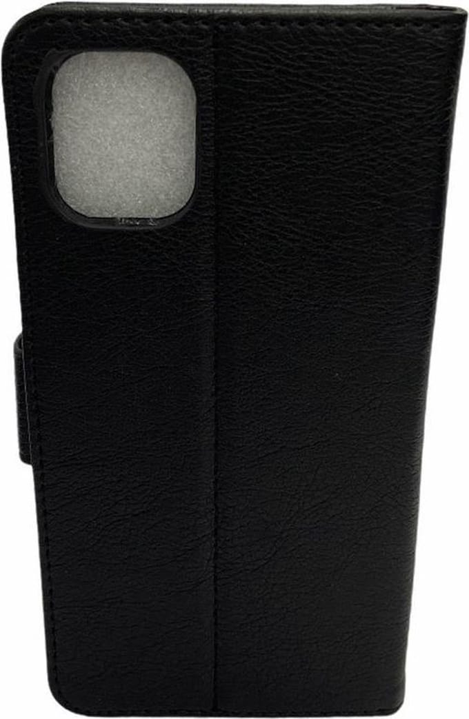 iPhone 13 Zwart Portemonnee Wallet Case – TPU hoesje met pasjes Flip Cover - 2x Gratis Screen Protector