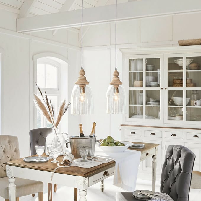 LOBERON Hanglamp Raina helder