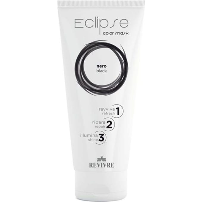 Colorations Temporaires Masque couleur ECLIPSE #Noir 200 ml