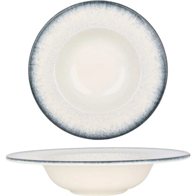 By Bone Pastabord - Occhio - Porselein - 25 cm (400cc) - set van 2