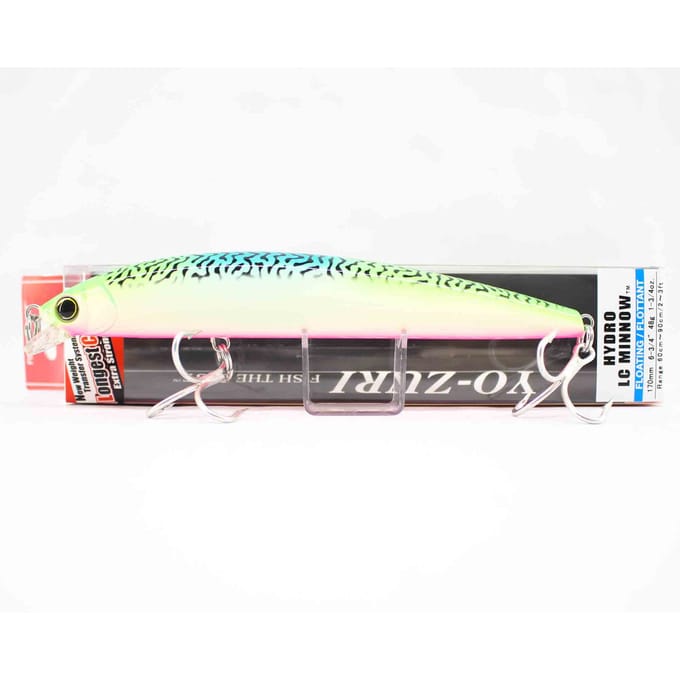 Yo Zuri Hydro Minnow Long Cast 170 mm drijvend kunstaas R1323-WM (8054) gray