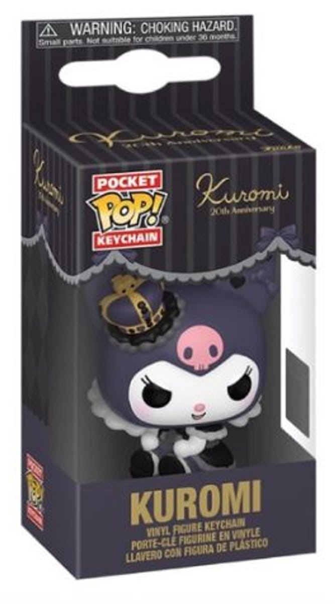 Funko Pocket Pop! Keychain - Kuromi (20th Anniversary)
