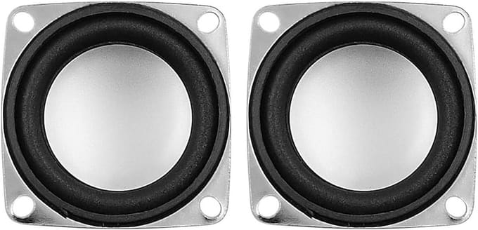 Set van 2 Full Range Luidsprekers 4 Ohm voor DIY Audio Projecten