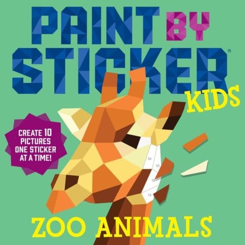 Paint By Sticker Kids: Zoo Animals - Paint By Sticker - Workman Publishing