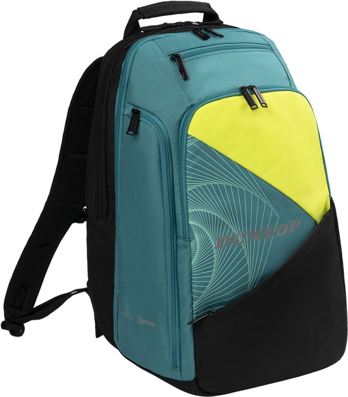 Dunlop- SX Performance Backpack- Tennistas- Teal/Black/Yellow