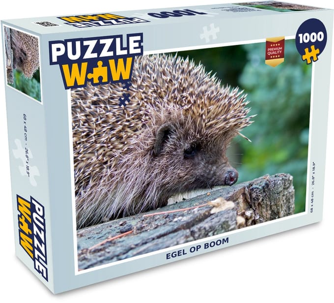 Puzzel Egel op boom - Legpuzzel - Puzzel 1000 stukjes volwassenen