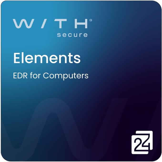 WithSecure Elements EDR for Computers Company Managed 1 Jaar 1 - 24 Gebruiker(s) Nieuwe Aankoop
