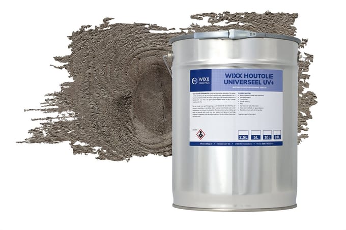 Wixx Universele Houtolie UV+ - 5L - Grijs