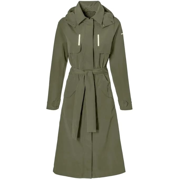Waterdicht damesjack Basil MosseTrench-Coat