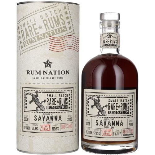 Rum Nation Rare Rums SAVANNA 2006/2022 57,7% Vol. 0,7l in geschenkverpakking