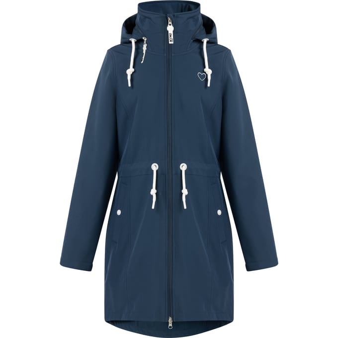 Mymo softshell jas Dames donkerblauw