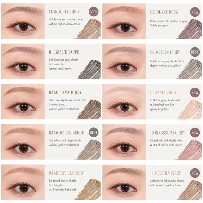 Romand Rom&nd HAN ALL BROW CARA 9g/0.32oz (10 kleuropties)