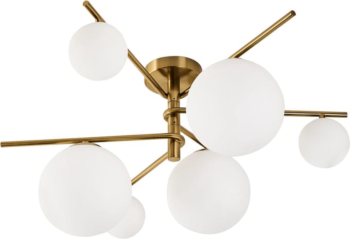 ISAR - Plafondlamp - Goud - Glas