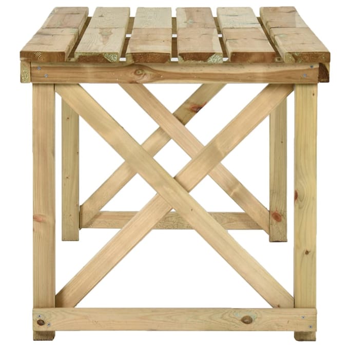 vidaXL - Tuintafel - 160x79x75 - cm - hout