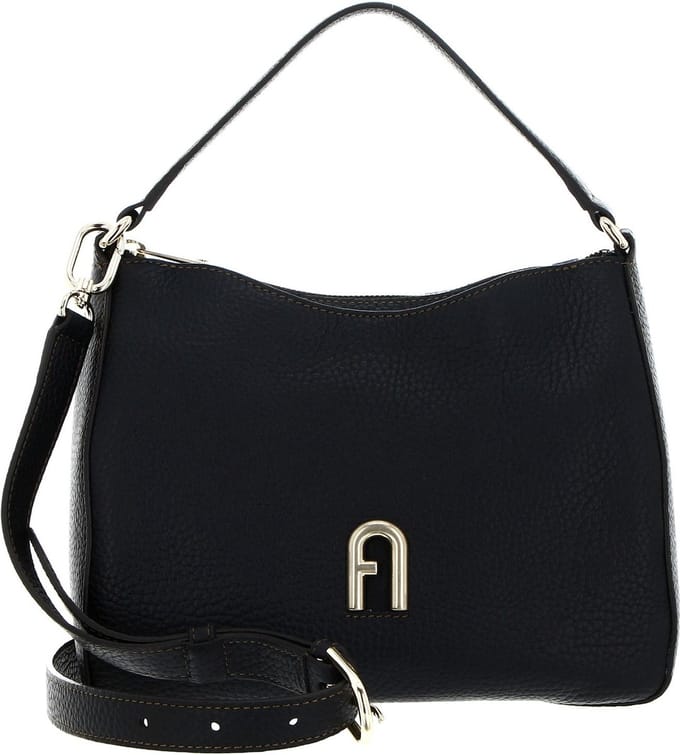 FURLA Leren Handtas Schoudertas Primula Top Handle Nero Zwart