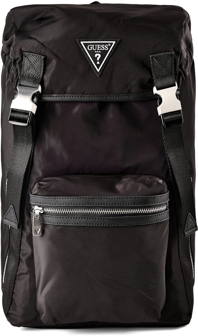 GUESS vrijetijdsrugzak rugzak Berlin Backpack Black zwart