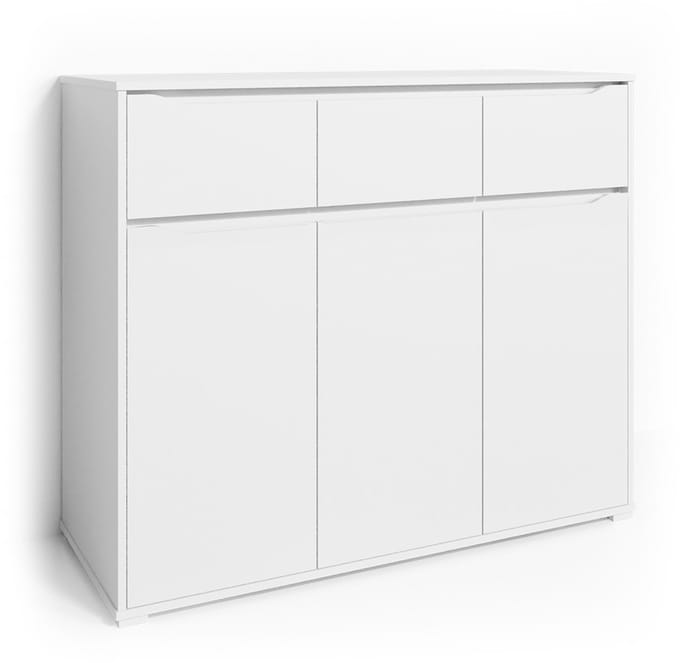 Vicco Ruben Ladekast – 48 x 101.6 cm met laden Wit