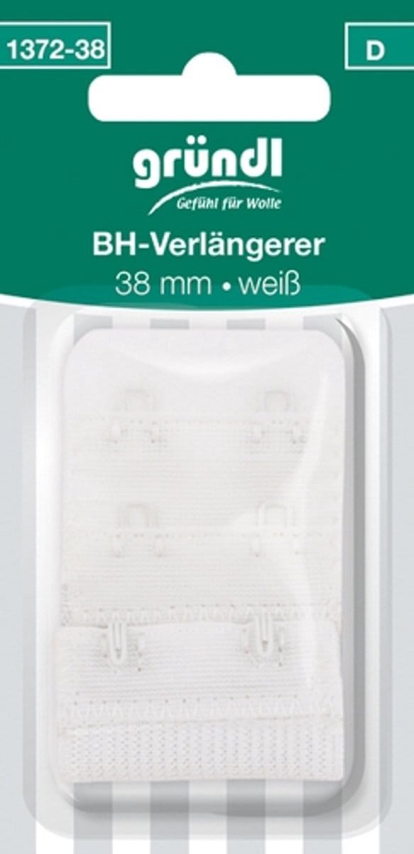 1372-38 BH-verlenger wit 38mmx85mm
