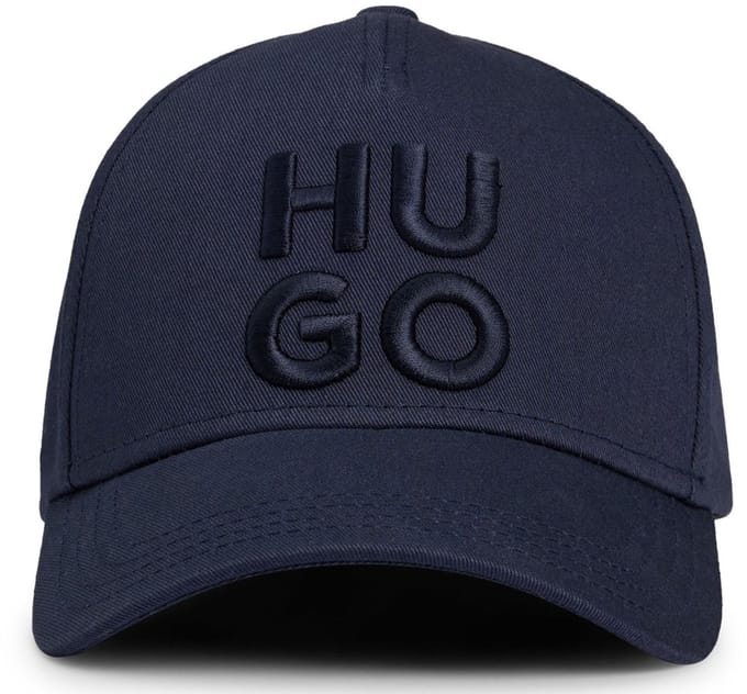 HUGO Jude-Stacked Cap Dark Blue Donkerblauw