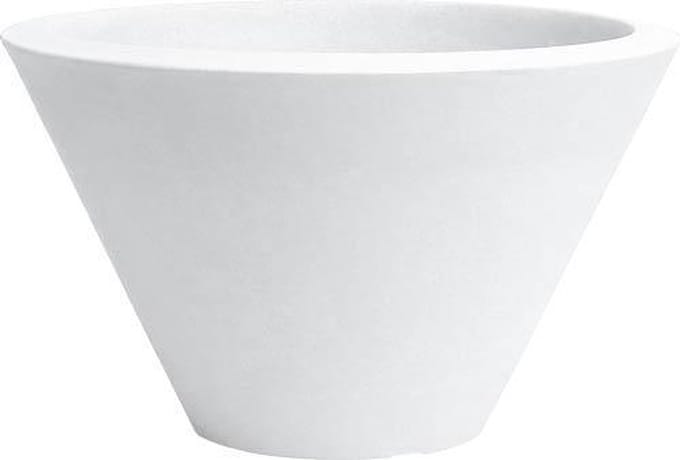 Bloemschaal Plantschaal Rond Chiron 50x29cm WIT Nicoli