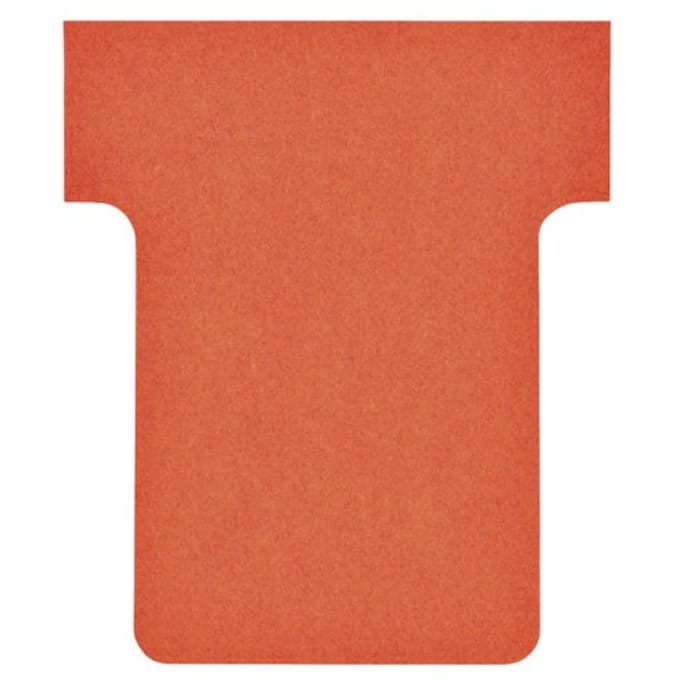 Nobo T-planbordkaarten index 1,5, ft 53 x 45 mm, rood