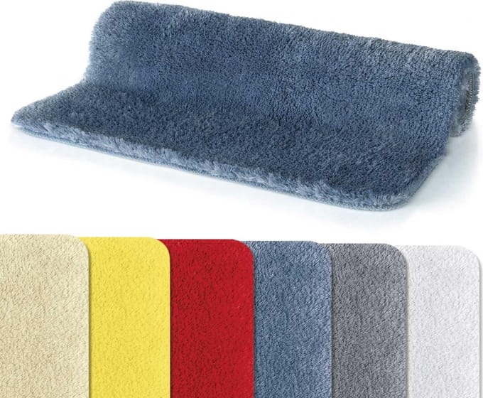 Badmat Douchemat Wasbare Antislip Badmat 40 x 60 cm - Blauw