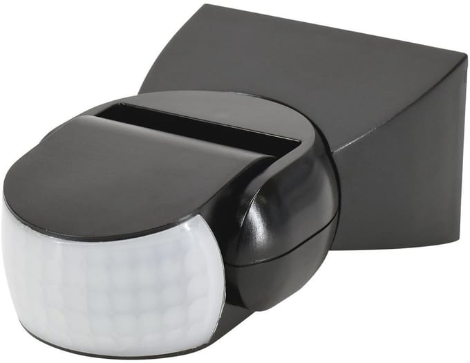 BEMKO Bewegingsmelder PIR - 1200W Bewegingssensor - Voor buiten IP44 - 180° Detectie - Max. 12 M - Zwart