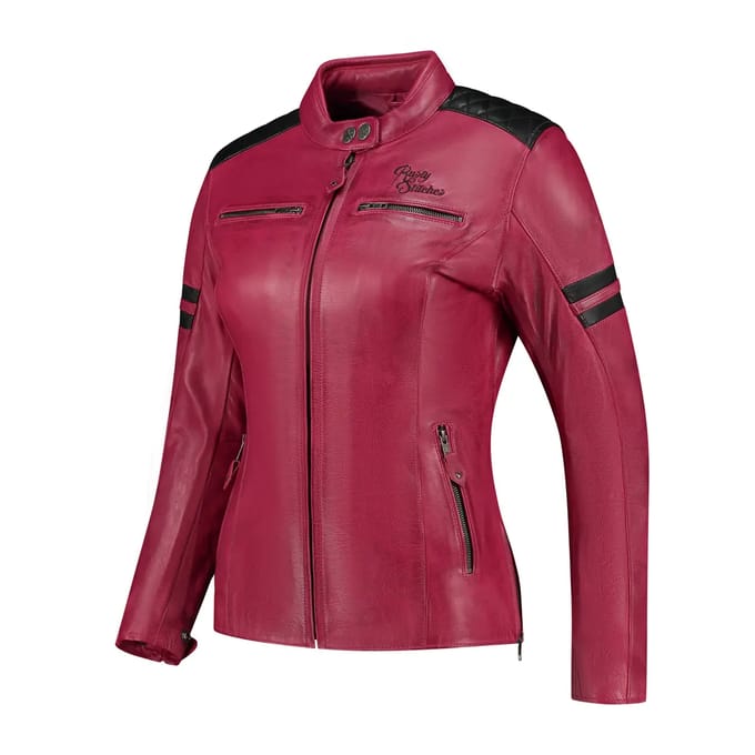 Leren motorjack voor vrouwen Rusty Stitches Jack Joyce V2