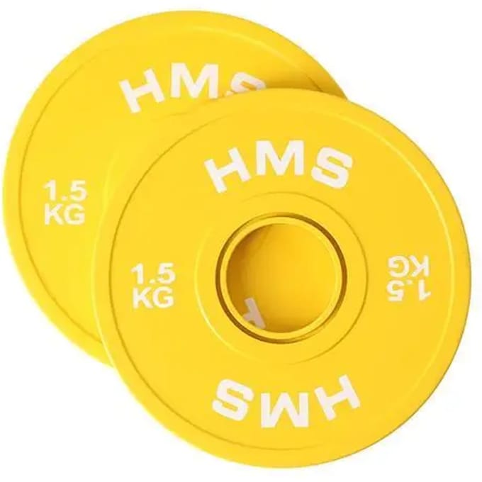 HMS - Olympische Halterschijf - 1,5 kg - Staal en Gecoat