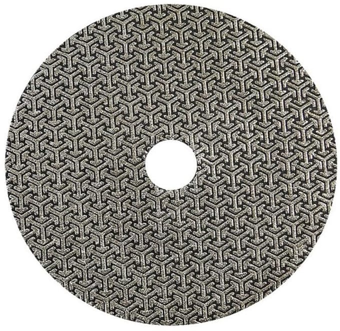 Gegalvaniseerde Diamantschuurpad 100mm 100 KORREL voor Nat & Droog Polijsten