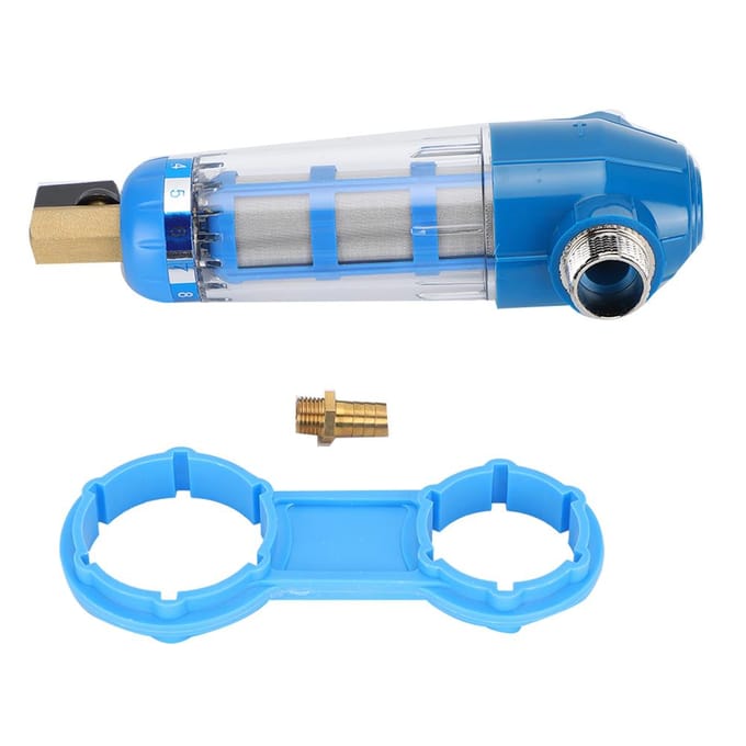 Boerderij Pluimvee Vee Waterfilter Hoge Dichtheid Kip Automatische Drinkbak Filter Zeef blue