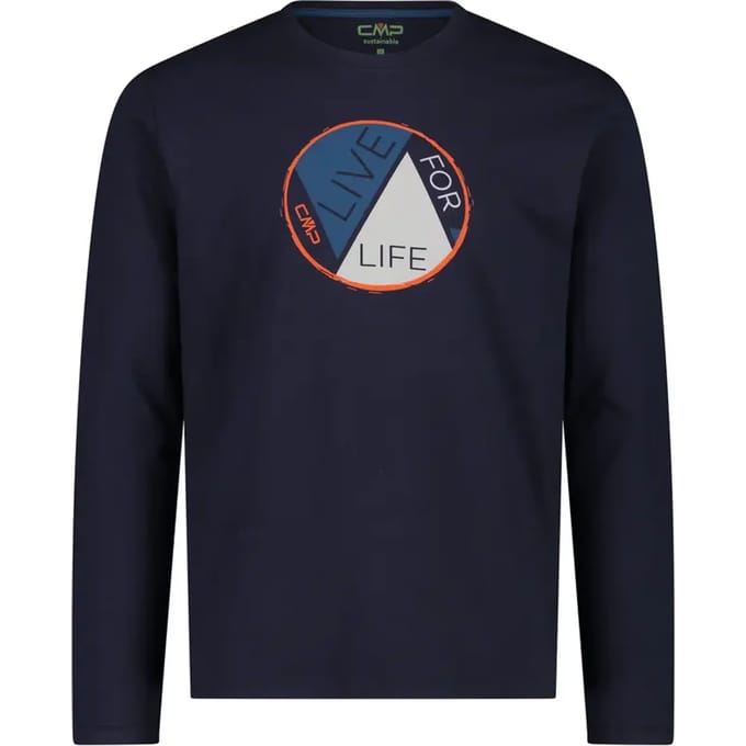T-shirt met lange mouwen van biologisch katoen CMP