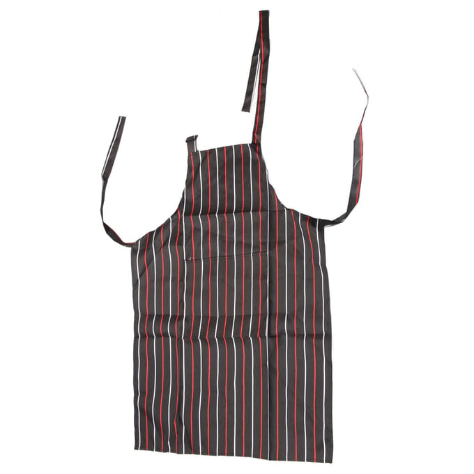 Tablier à bavette Imperméable Réglable Tabliers de Cuisine pour Cuisines Restaurants avec Poches Doubles blanc/noir