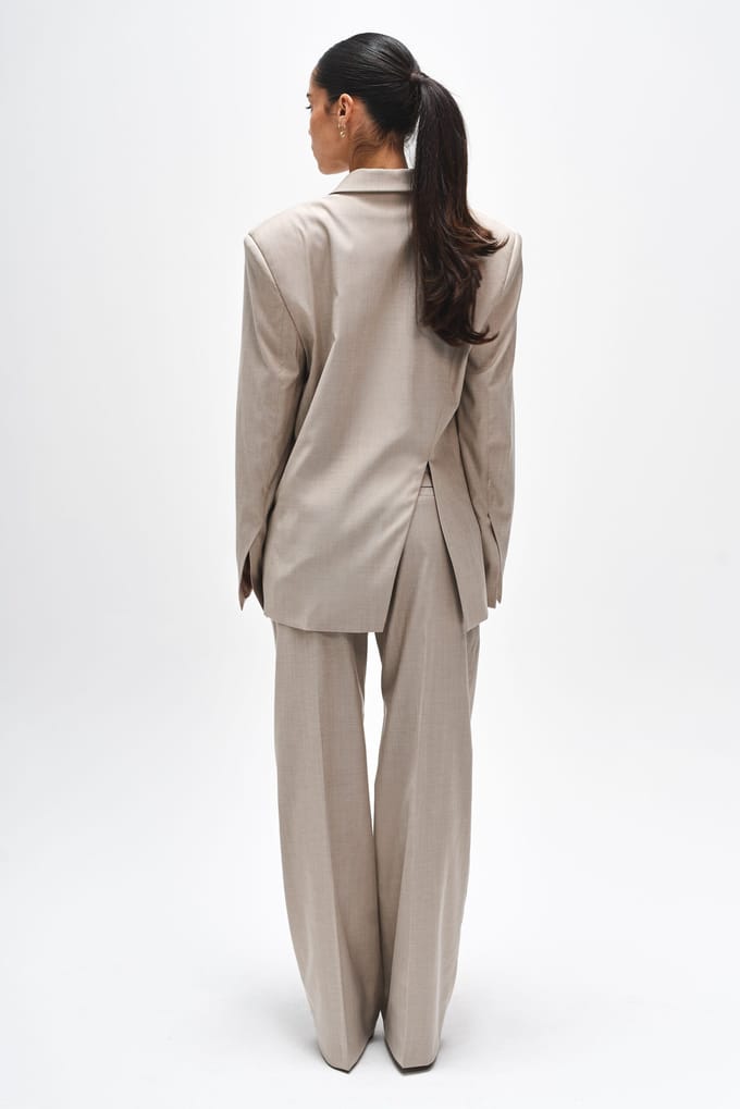 BENU Dames Elegante Beige Broek