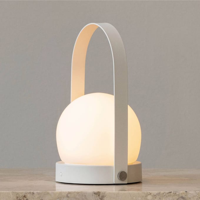 Audo Copenhagen Audo Carrie LED sfeerlamp met accu IP44, wit