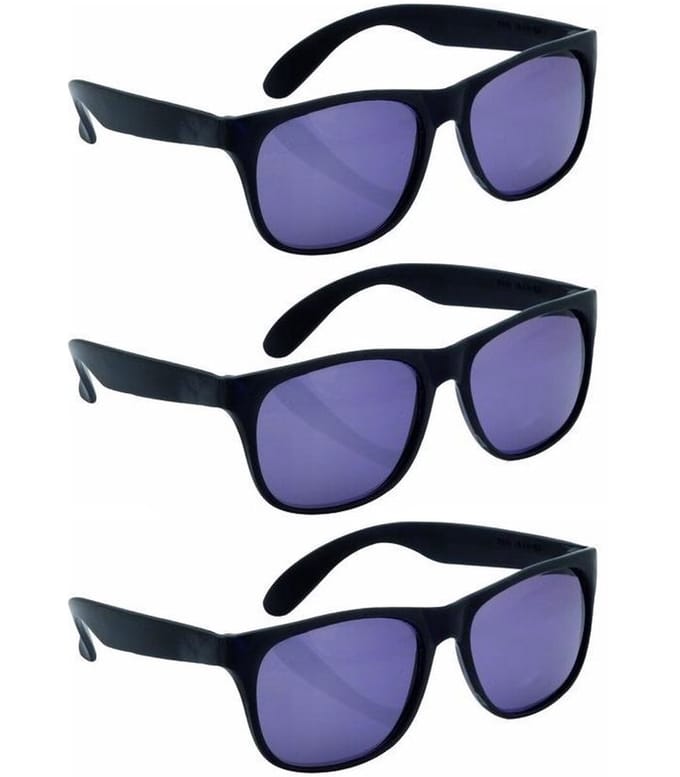 Classic Zonnebrillen Zwart (3 stuks)