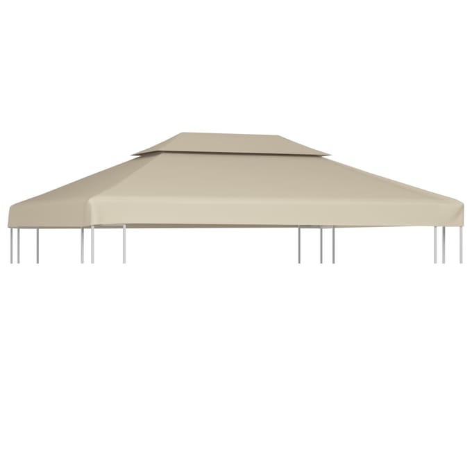 vidaXL - Vervangend - tentdoek - prieel - 310 - g/m² - 3x4 - m - beige