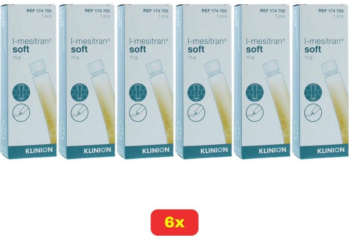 Mesitran Soft Honinggel - 6x15 gram voordeelverpakking