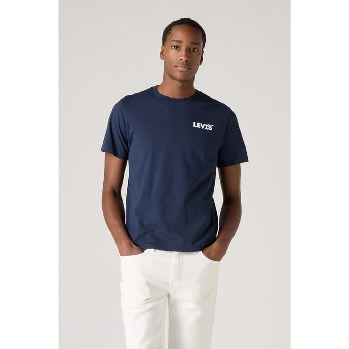 Levi's Lsegraphic Crewneck Te Lc White Headline Taglia: M | Magliette basic Outlet | Uomo | Bianco